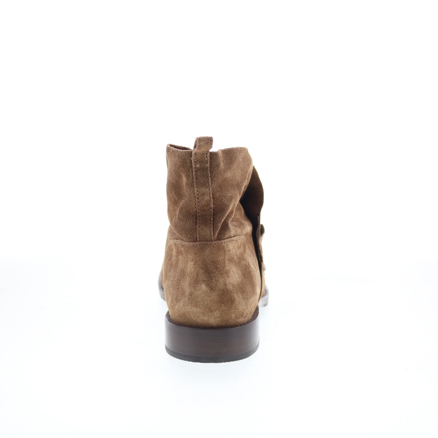 Johnston & Murphy 78-52193 Womens Brown Suede Slip On Casual Dress Boots