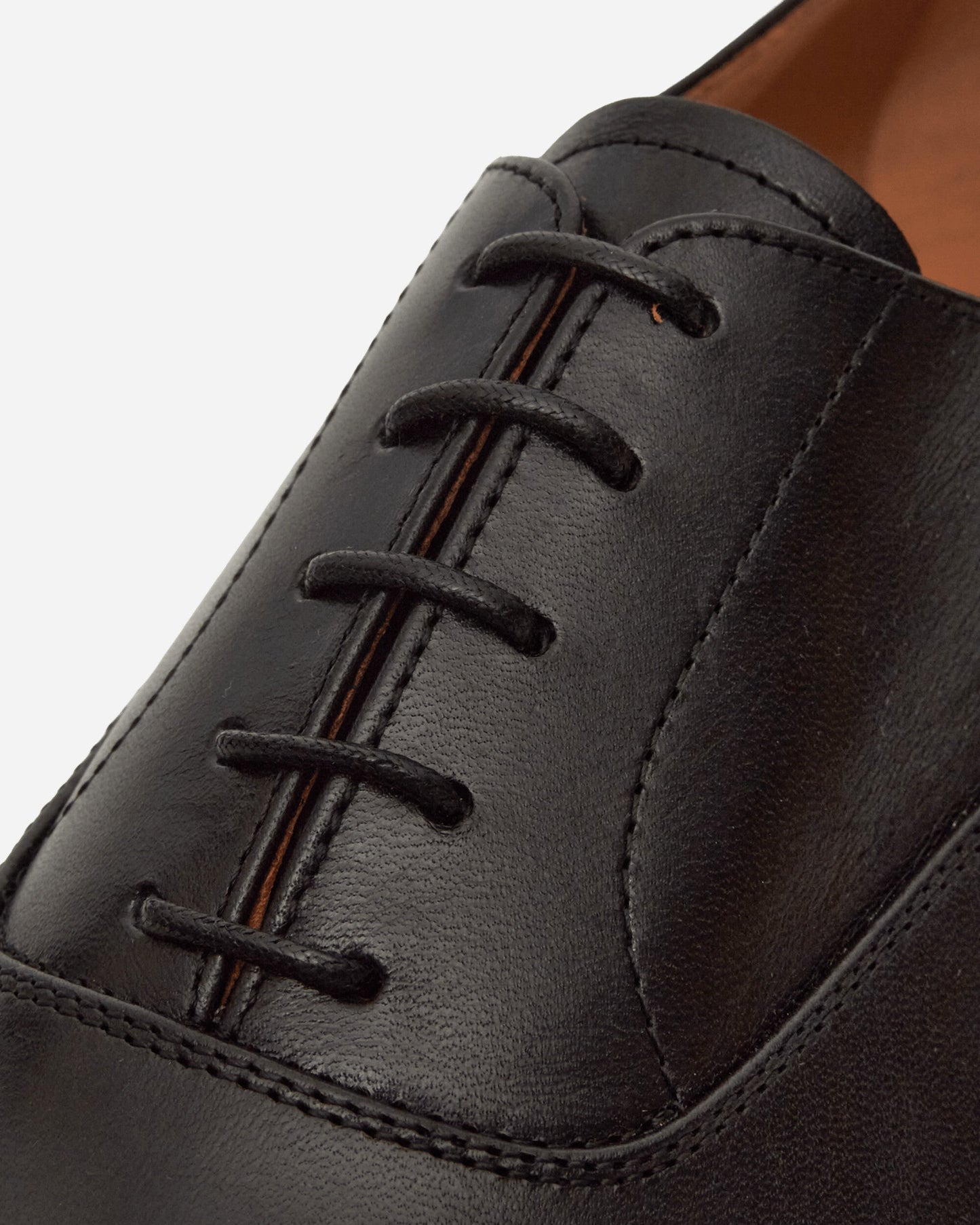 Leather Oxford Shoes Black