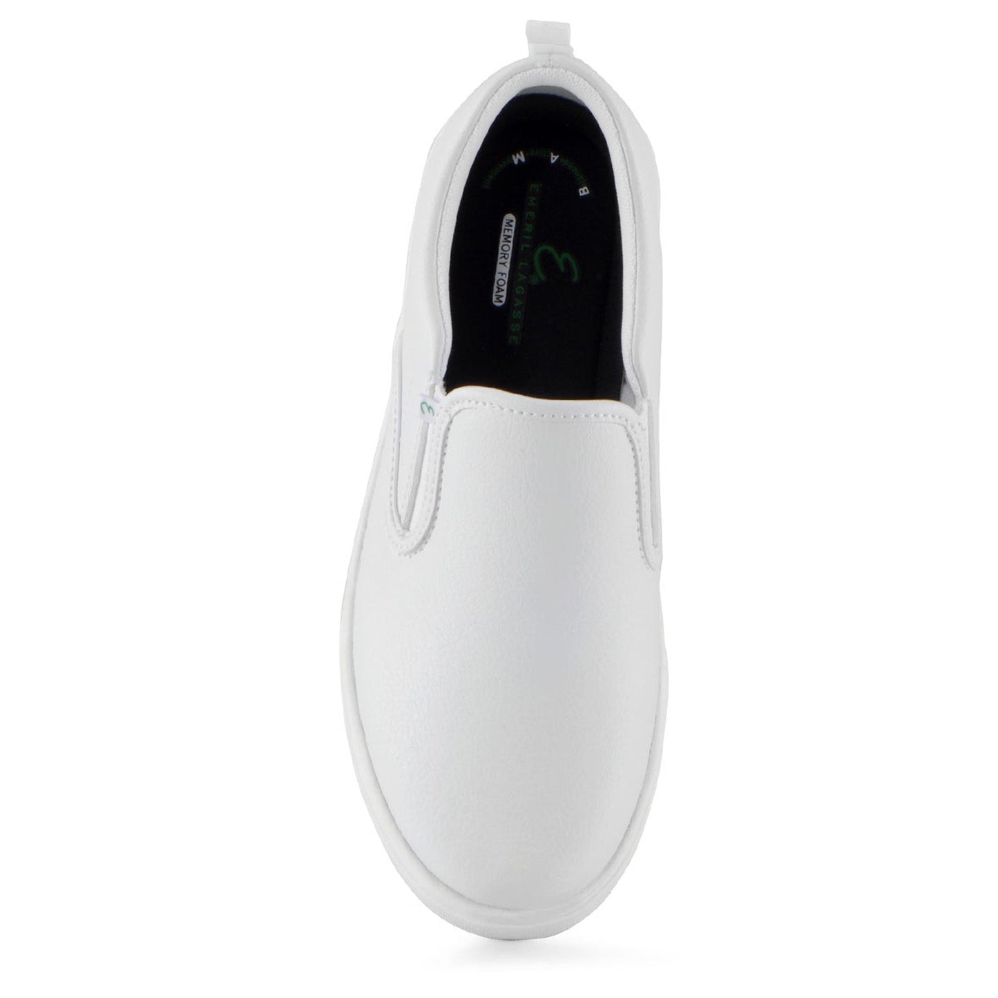 Emeril Lagasse Royal Tumbled EZ-Fit Womens White Athletic Work Shoes