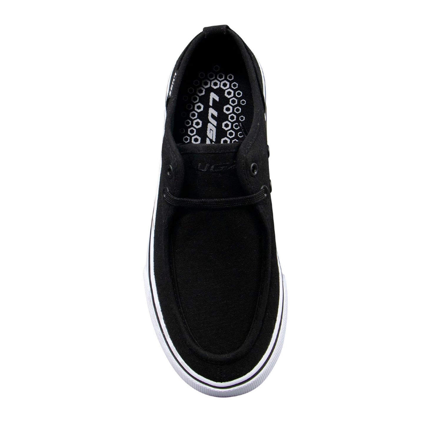 Lugz Sterling WSTERLC-060 Womens Black Canvas Lifestyle Sneakers Shoes