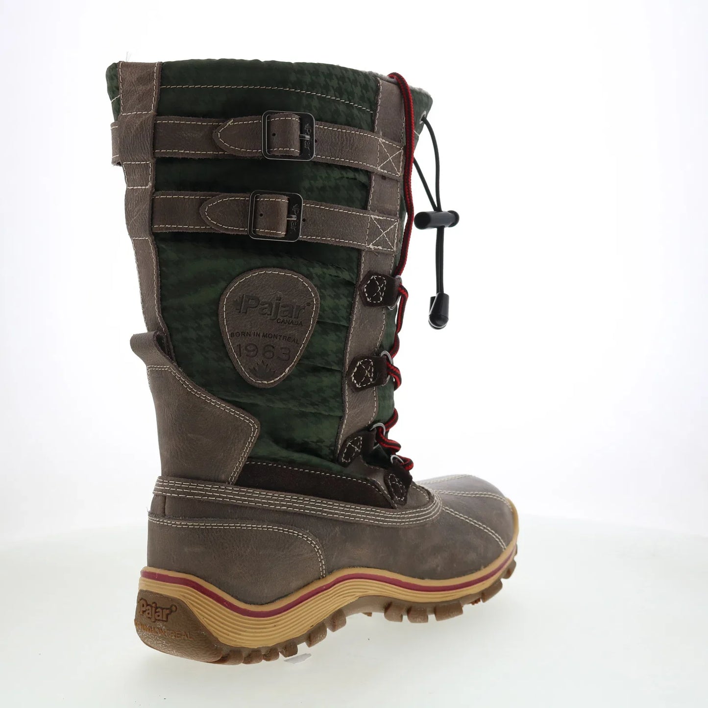 Pajar Adriana 44428 Womens Brown Leather Pull On Mid Calf Boots