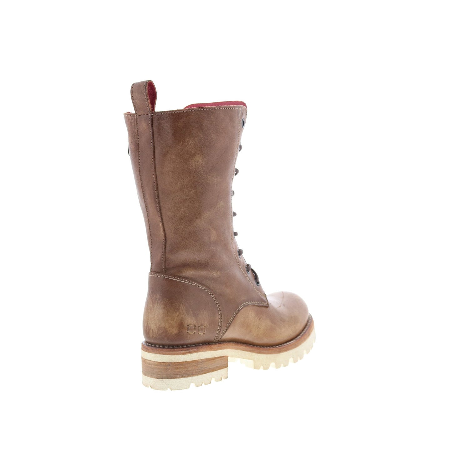 Bed Stu Posh F393021 Womens Brown Leather Lace Up Casual Dress Boots