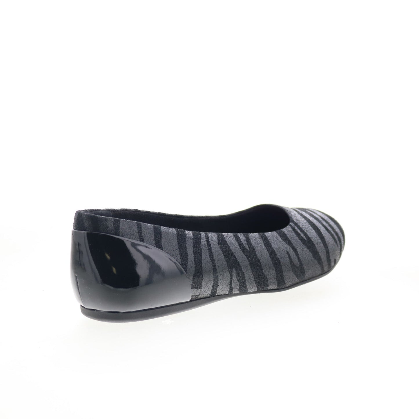 Softwalk Sonoma S1862-941 Womens Black Leather Slip On Ballet Flats Shoes