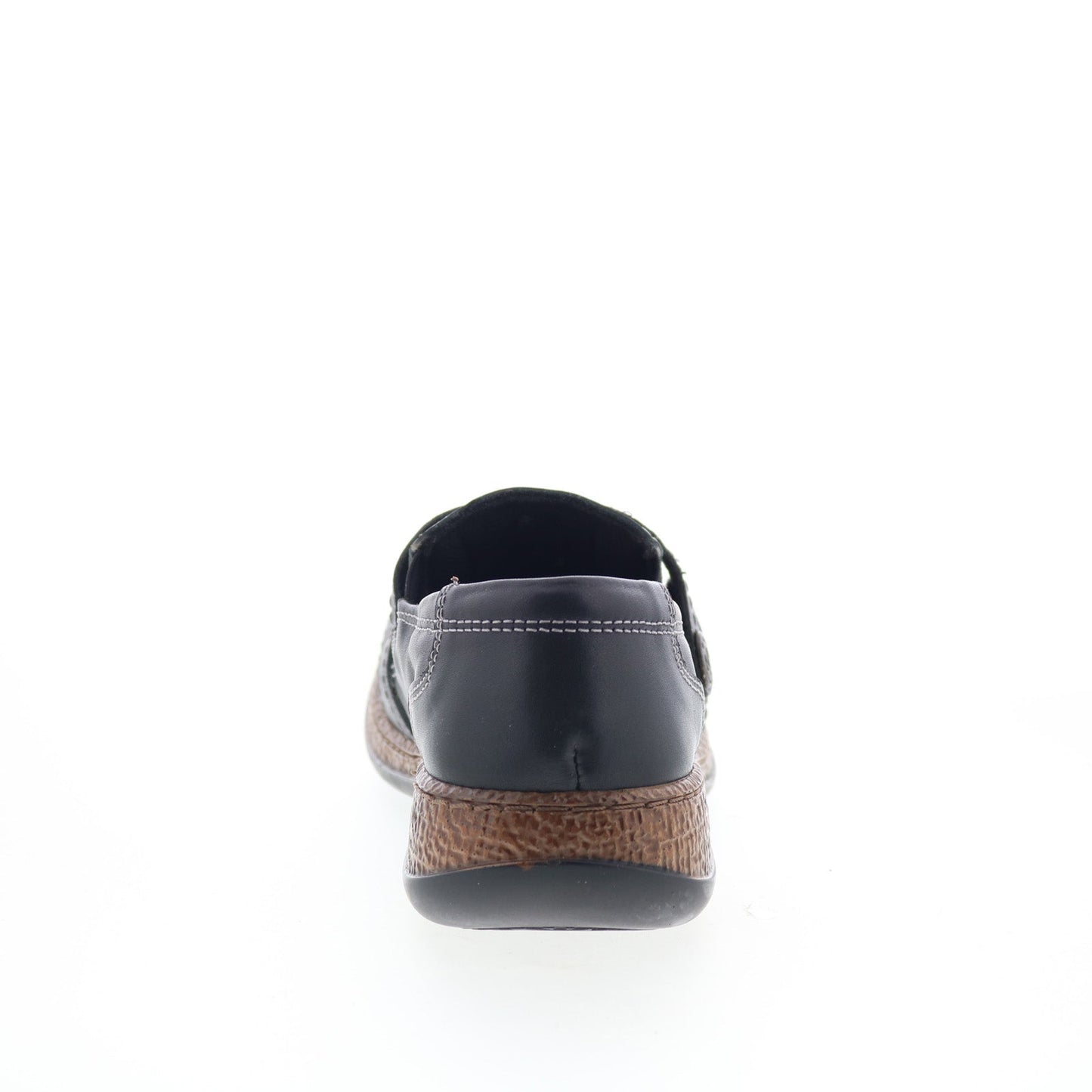 Spring Step Smolqua SMOLQUA Womens Black Leather Loafer Flats Shoes