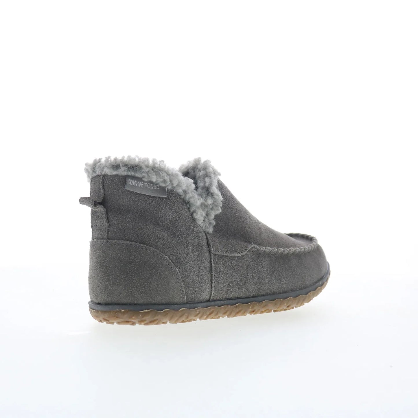 Minnetonka Taren 80235 Womens Gray Suede Ankle & Booties Boots