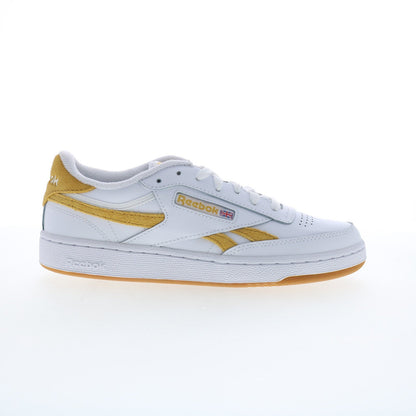 Reebok Club C Revenge Womens White Leather Lifestyle Sneakers Shoes