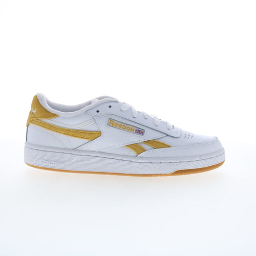 Reebok Club C Revenge Womens White Leather Lifestyle Sneakers Shoes