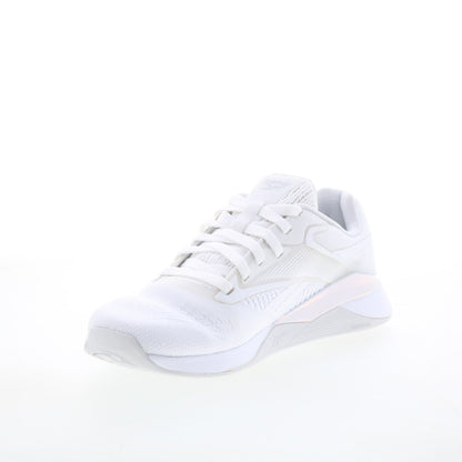 Reebok Nano X4 Womens White Mesh Lace Up Athletic Cross Training Shoes