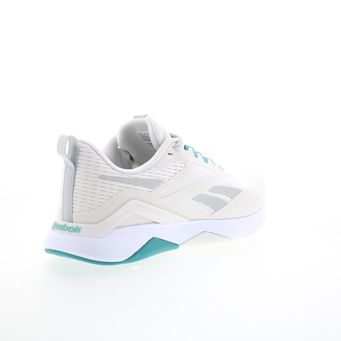 Reebok Nanoflex TR 2 Womens White Mesh Athletic Cross Training Shoes