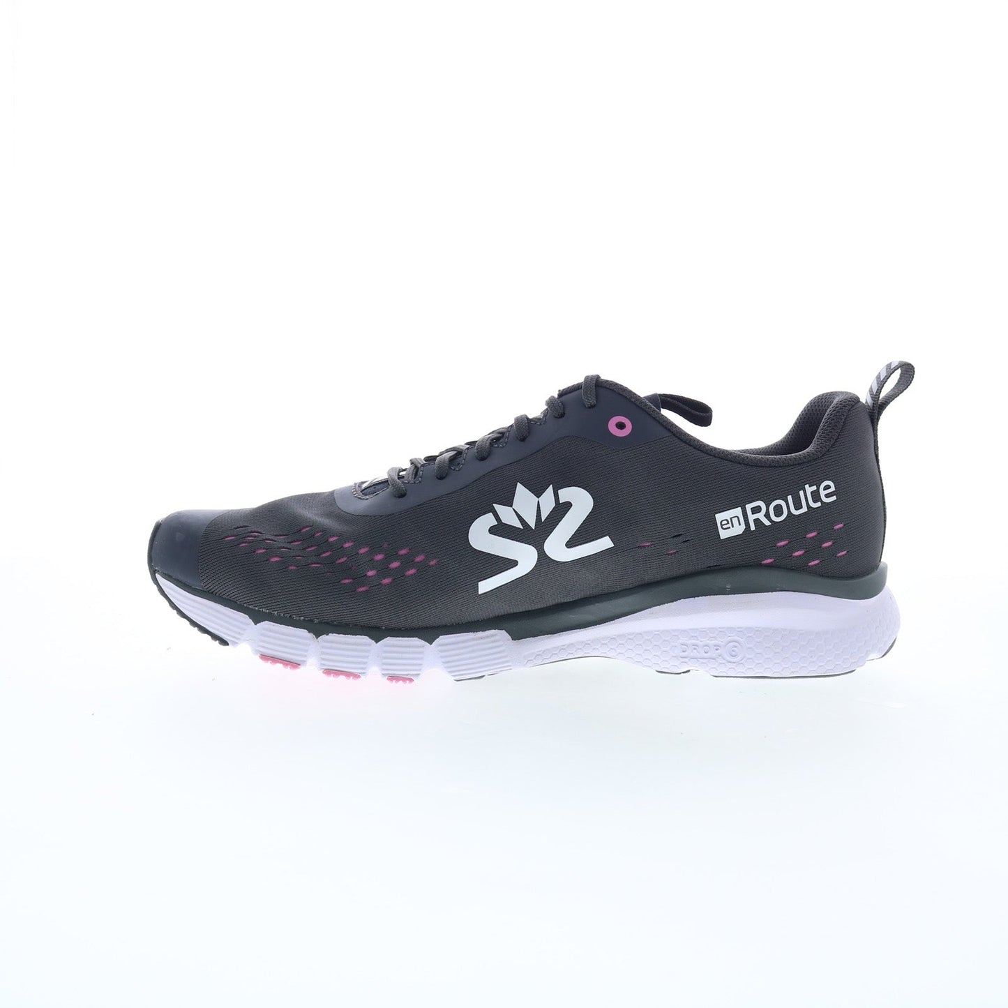Salming Enroute 3 1280070-1007 Womens Gray Canvas Athletic Running Shoes