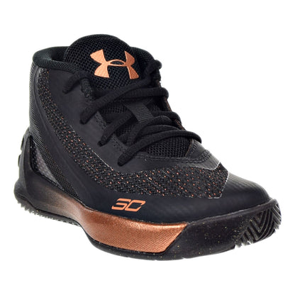 Underarmour B Infant Curry 3 ASW Toddler's Shoes Black/Silver/Copper