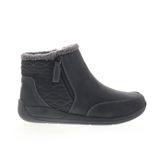 Drew Tabby 13187-19 Womens Black Wide Synthetic Zipper Casual Dress Boots