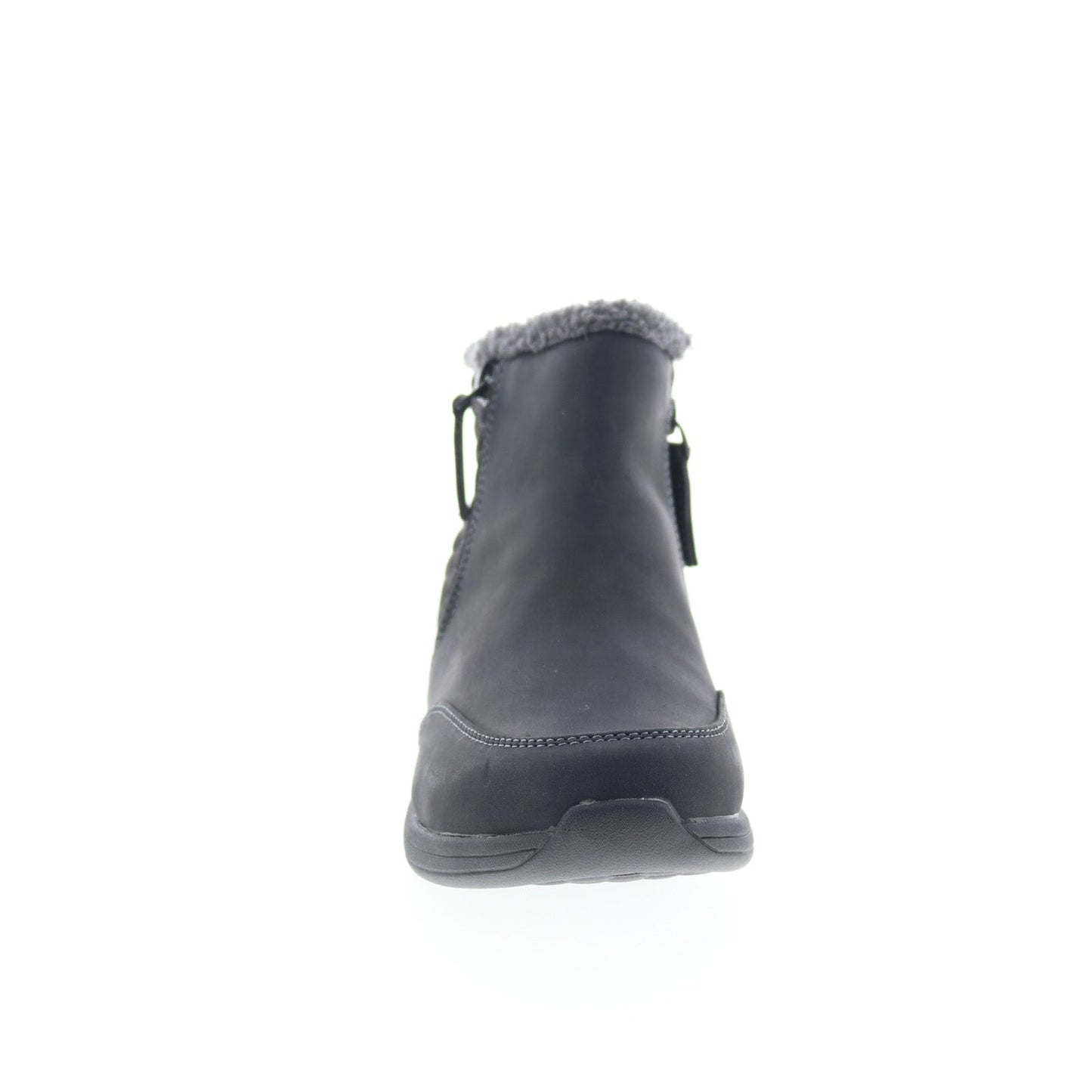 Drew Tabby 13187-19 Womens Black Wide Synthetic Zipper Casual Dress Boots