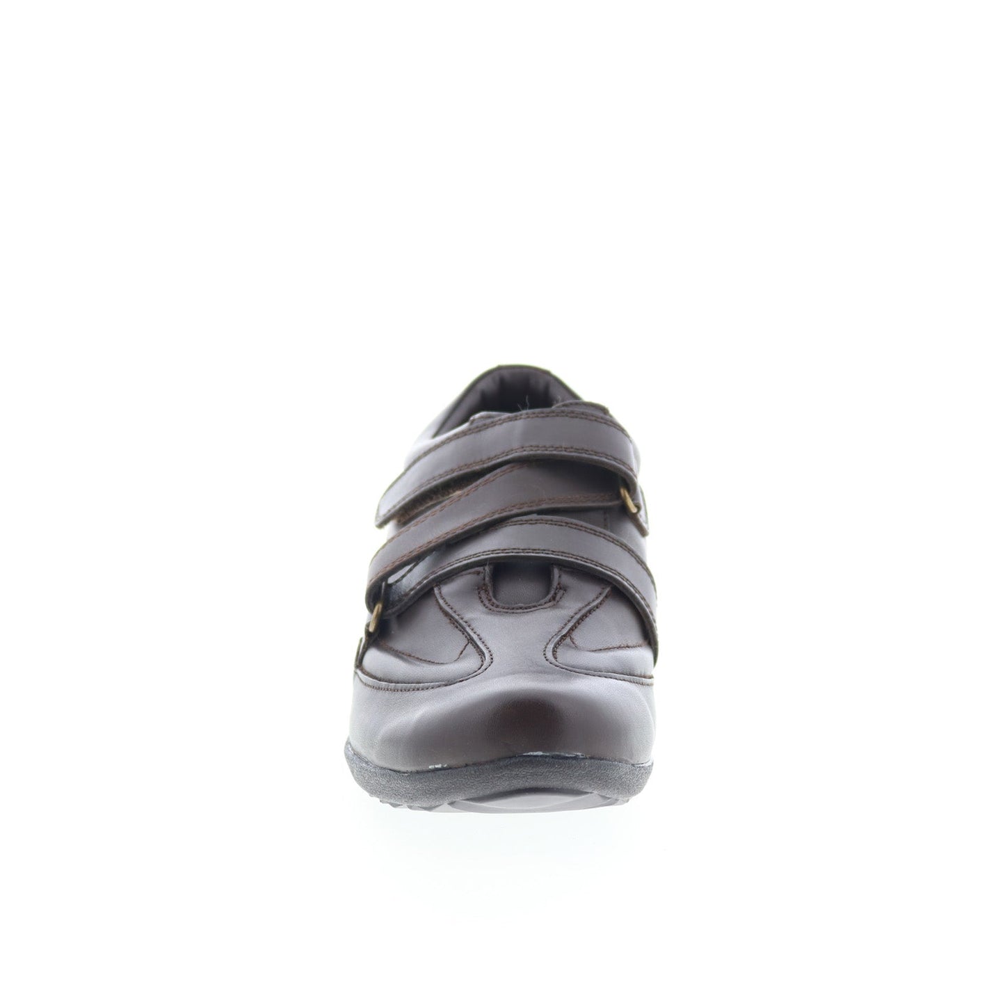 Drew Cario 14491-64 Womens Brown Wide Leather Lifestyle Sneakers Shoes