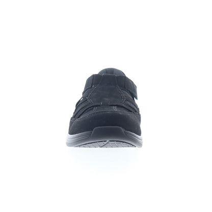 Drew Maryann 14792-15 Womens Black Extra Wide Nubuck Sport Sandals Shoes