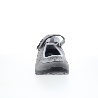 Drew Buttercup 14802-43 Womens Gray Synthetic Strap Mary Jane Flats Shoes
