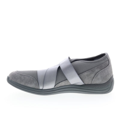 Drew Aster 14803-43 Womens Gray Hook & Loop Lifestyle Sneakers Shoes