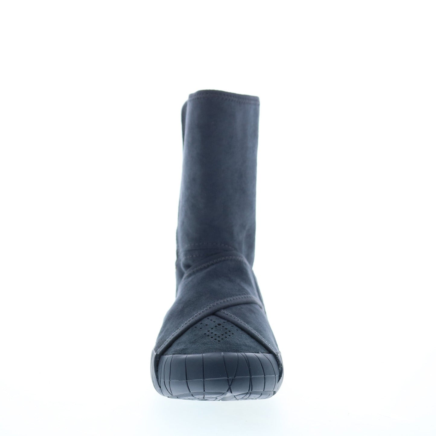 Vibram Furoshiki Mid Boot 17UCD02 Womens Gray Canvas Casual Dress Boots