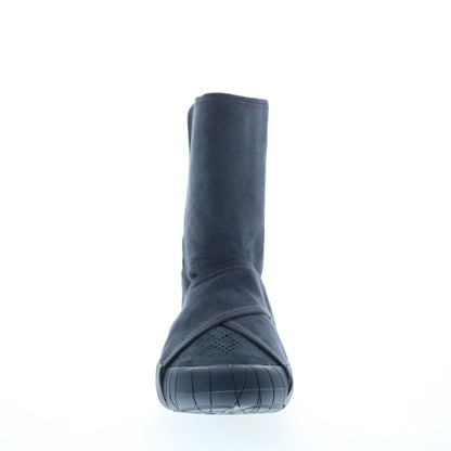 Vibram Furoshiki Mid Boot 17UCD02 Womens Gray Canvas Casual Dress Boots