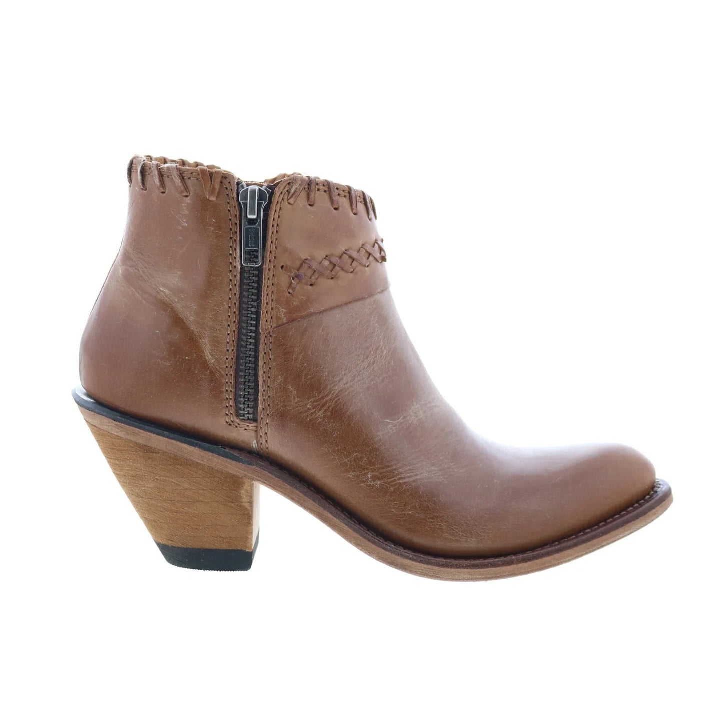Jama Old West Leather Upper 18151 Womens Brown Leather Western Boots