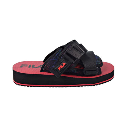 Fila Men's Sol-Slides V2 Black-Amazon-Electric Blue