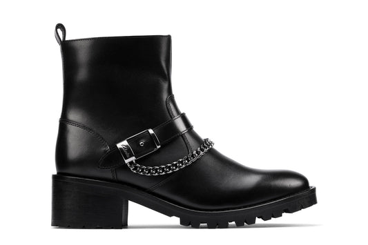 Clarks Roseleigh High 26155708 Womens Black Zipper Leather Casual Boots