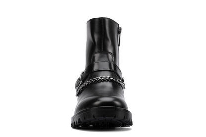 Clarks Roseleigh High 26155708 Womens Black Zipper Leather Casual Boots