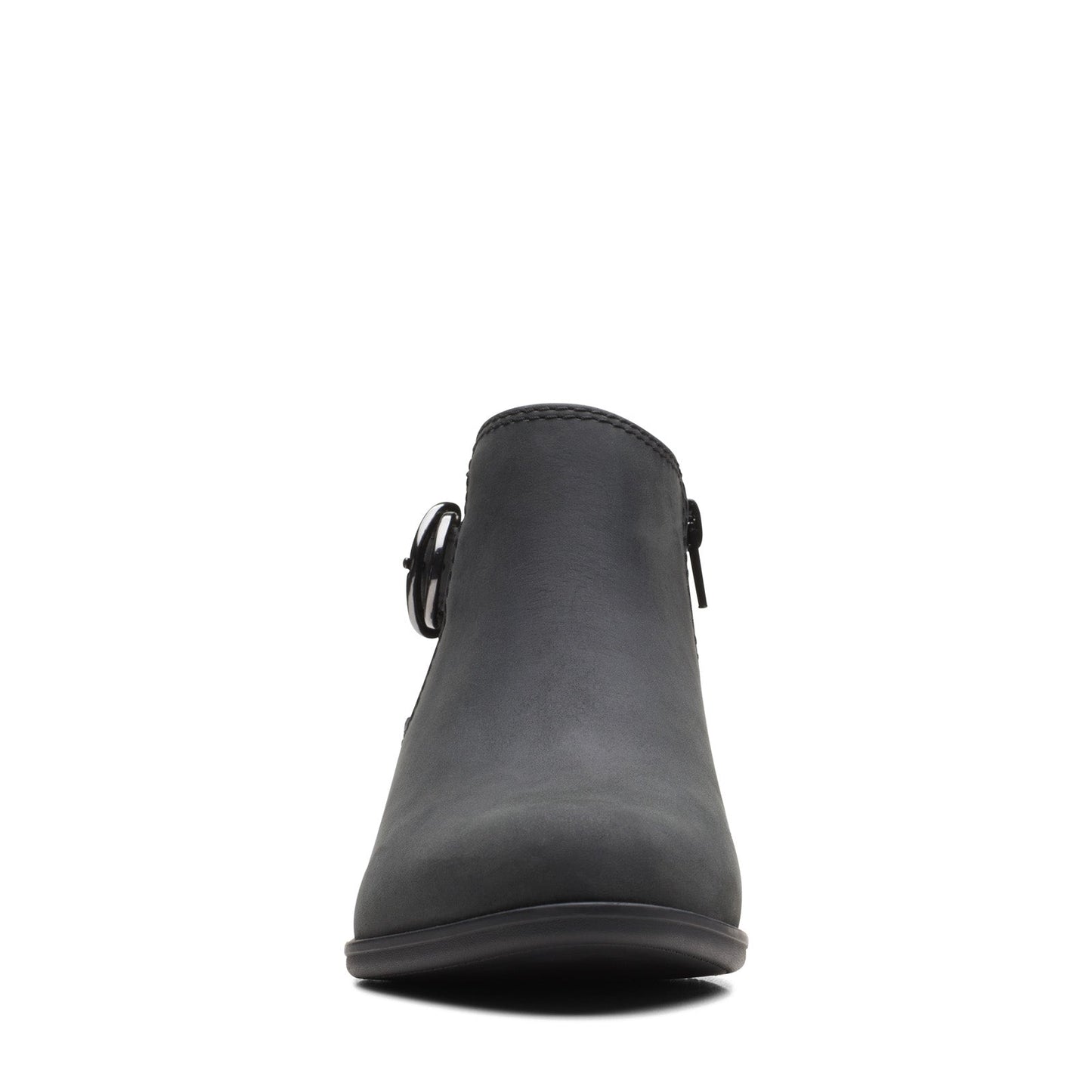 Clarks Adreena Field 26169610 Womens Black Leather Ankle & Booties Boots