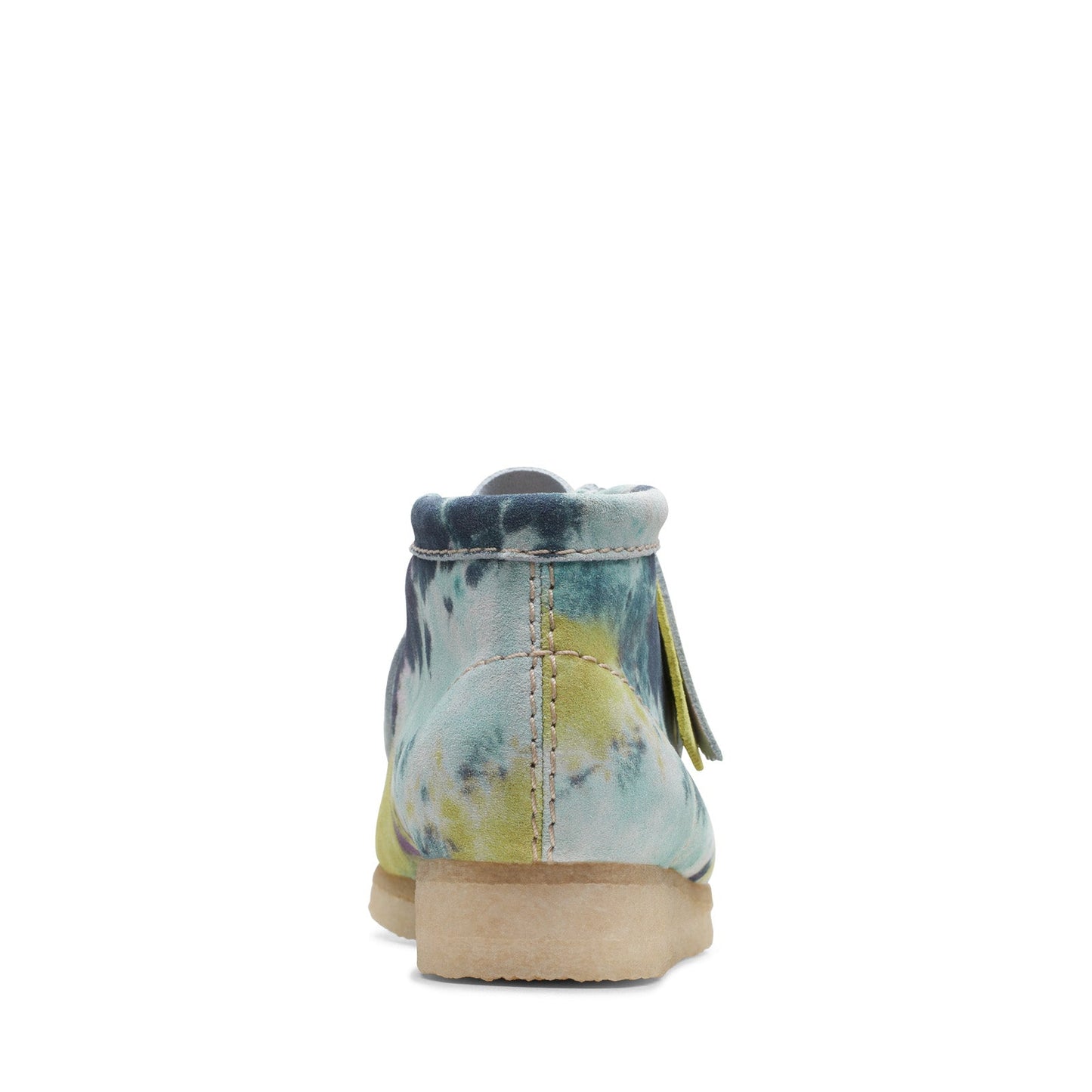 Clarks Wallabee Boot 26169843 Womens Blue Leather Lace Up Chukkas Boots