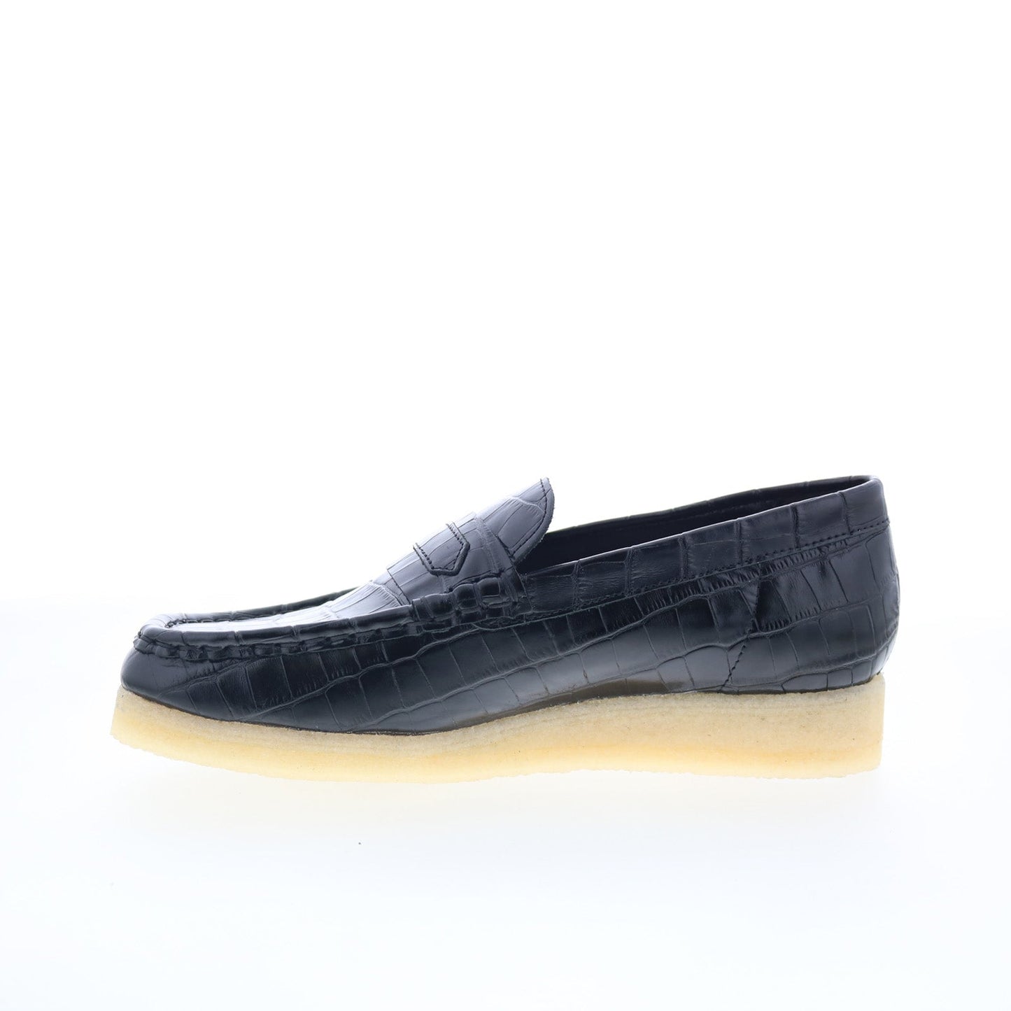 Clarks Wallabee Loafer 26174016 Womens Black Loafers & Slip Ons Casual Shoes