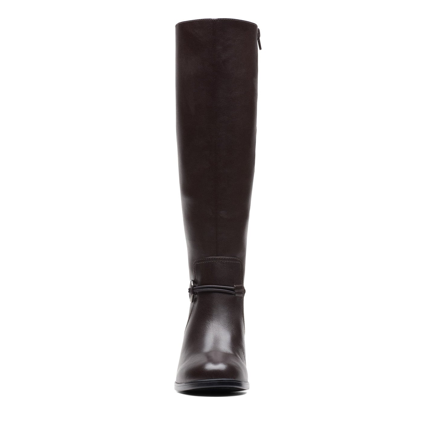 Clarks Emily 2 Sky 26174084 Womens Brown Leather Zipper Knee High Boots