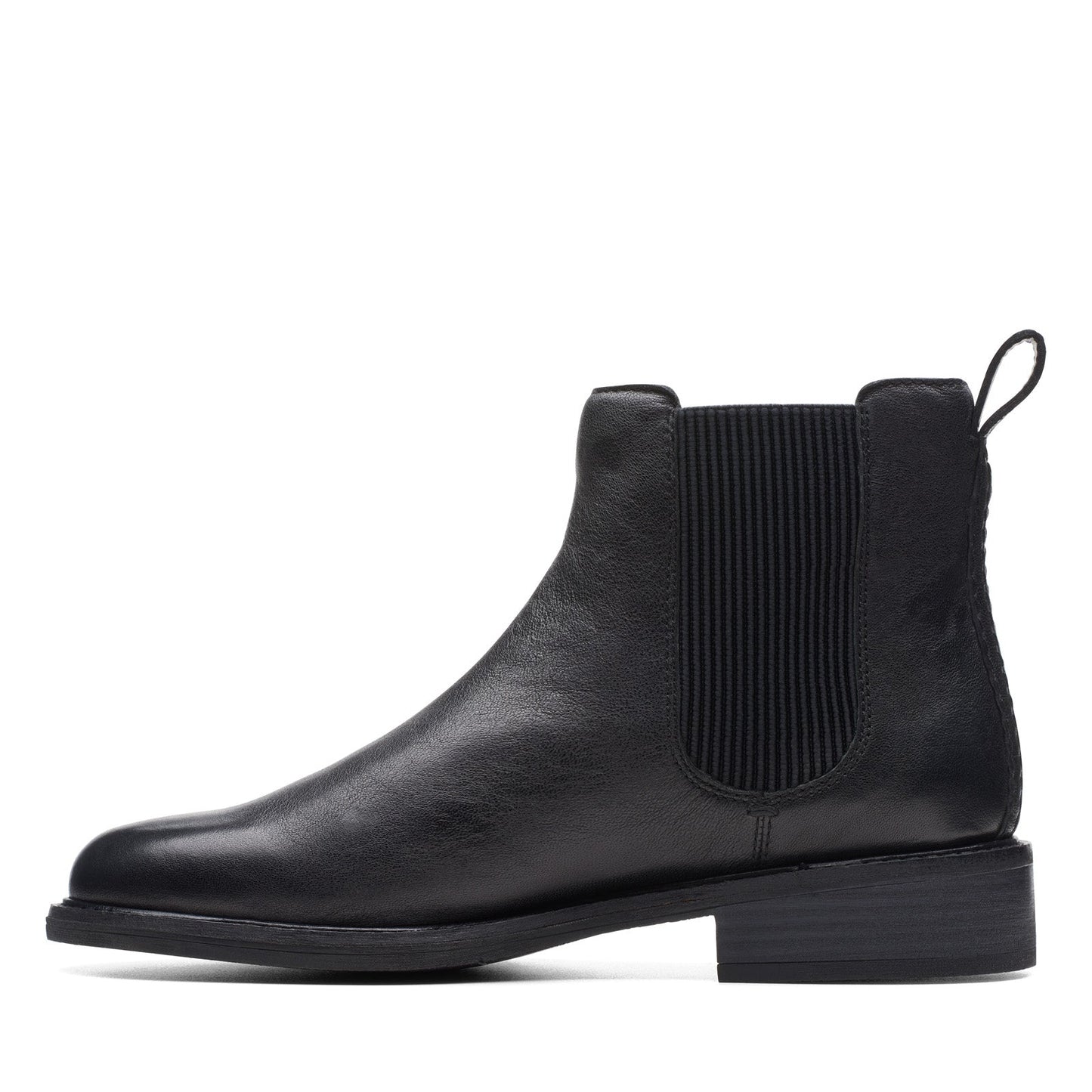 Clarks Cologne Arlo 2 26174767 Womens Black Wide Leather Chelsea Boots
