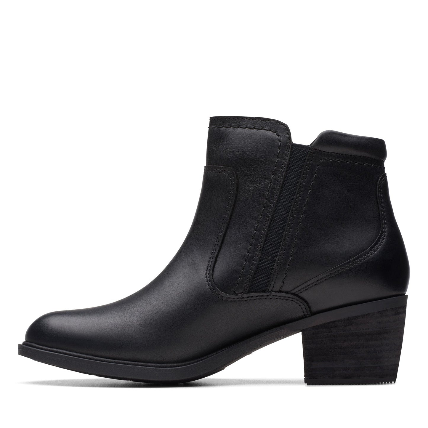 Clarks Neva Zip Waterproof 26175199 Womens Black Ankle & Booties Boots