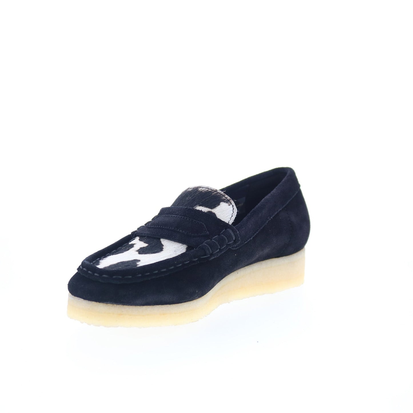 Clarks Wallabee Loafer 26175837 Womens Blue Loafers & Slip Ons Casual Shoes