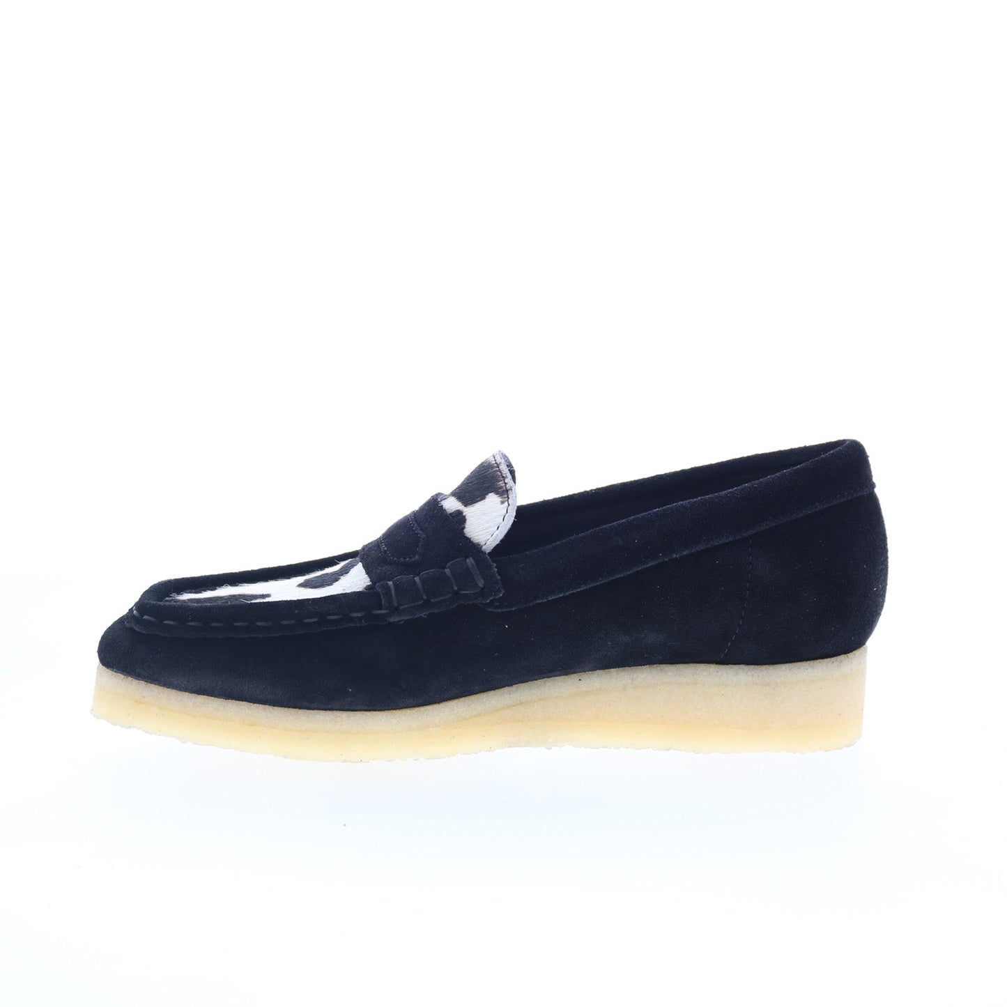 Clarks Wallabee Loafer 26175837 Womens Blue Loafers & Slip Ons Casual Shoes