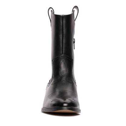 Clarks Octavia Up 26179079 Womens Black Leather Cowboy Western Boots