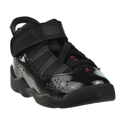 Jordan 6 Rings (TD) Toddlers' Shoes Black/Fire Red-Anthracite 323420-026