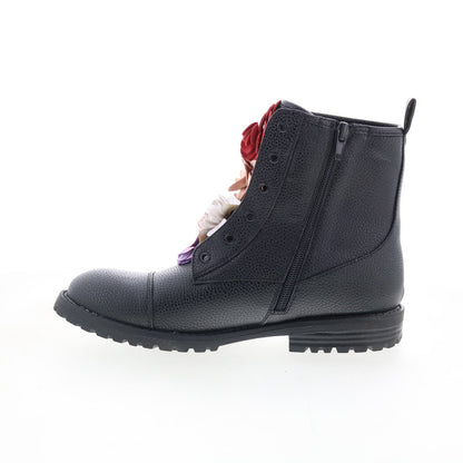 Katy Perry The Bliss 34PK0019 Womens Black Synthetic Zipper Casual Dress Boots
