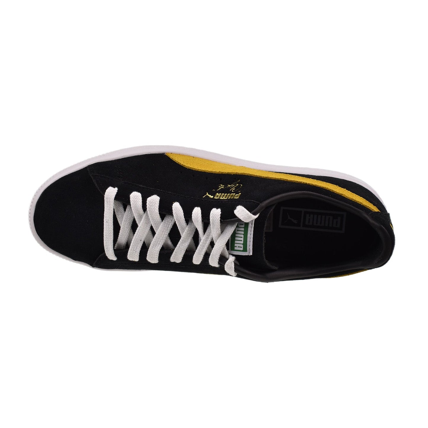 Puma Clyde OG Men's Shoes Black-Yellow