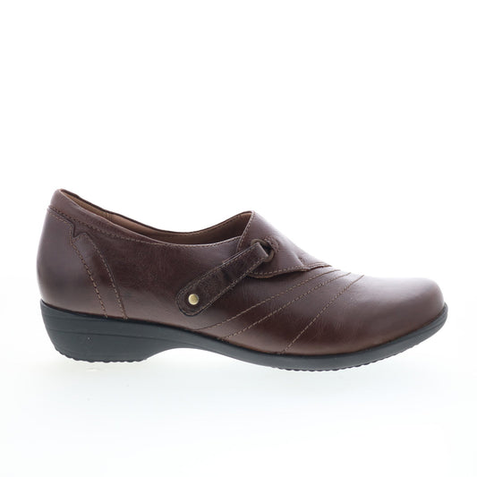 Dansko Franny 5501-690200 Womens Brown Leather Mary Jane Flats Shoes