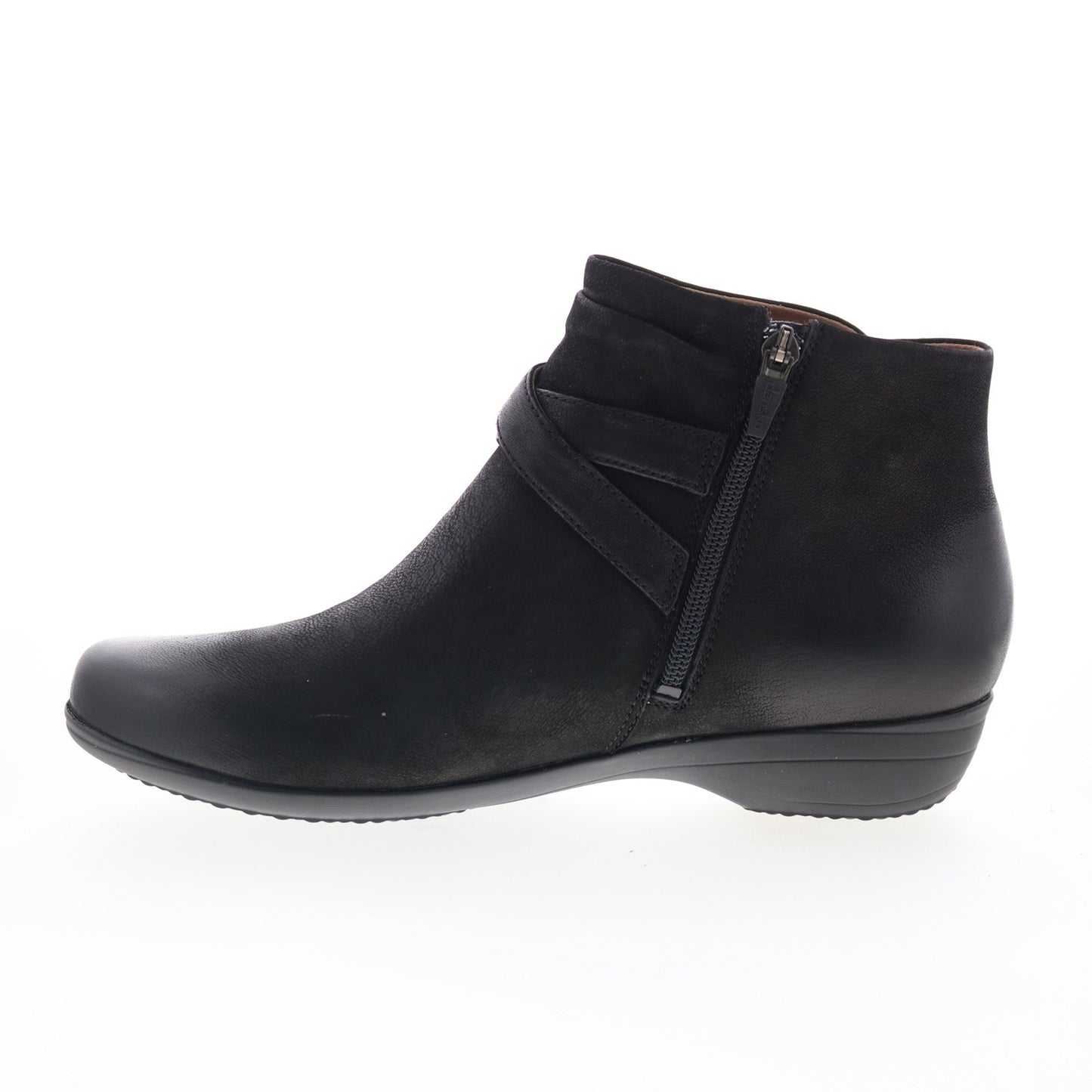 Dansko Faithe 5508-360200 Womens Black Leather Zipper Casual Dress Boots