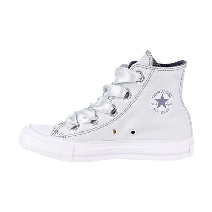 Converse Big Eyelets Hi Women's Shoes Pure Platinum/Light Carbon