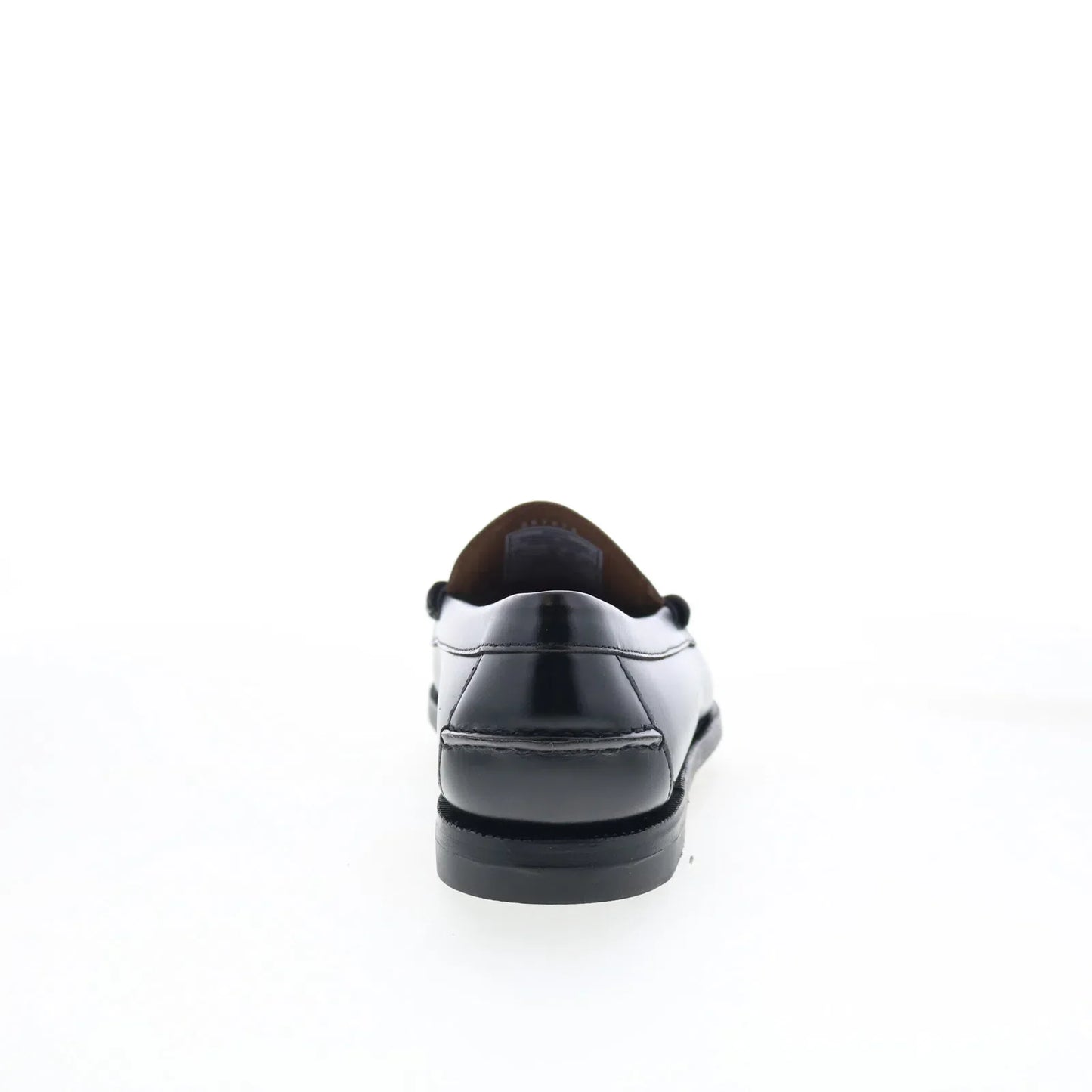 Sebago Classic Dan Tag Womens Black Leather Loafers & Slip Ons Penny Shoes