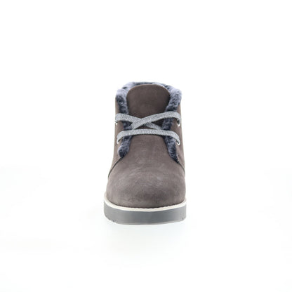 Johnston & Murphy Peyton 78-19748 Womens Gray Suede Chukkas Boots