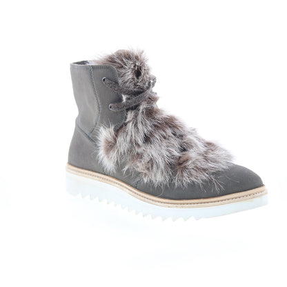 Johnston & Murphy Dayln 78-51966 Womens Gray Suede Casual Dress Boots