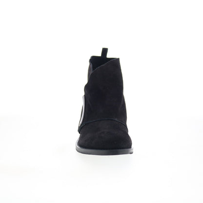 Johnston & Murphy Lola 78-52191 Womens Black Suede Casual Dress Boots