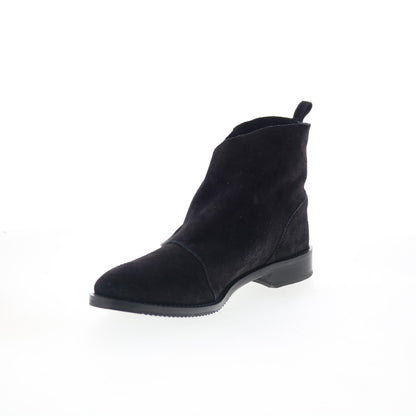 Johnston & Murphy Lola 78-52191 Womens Black Suede Casual Dress Boots
