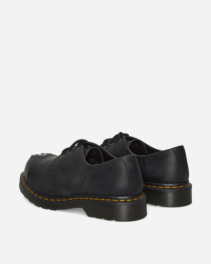 1461 Metal Toe Leather Shoes Black