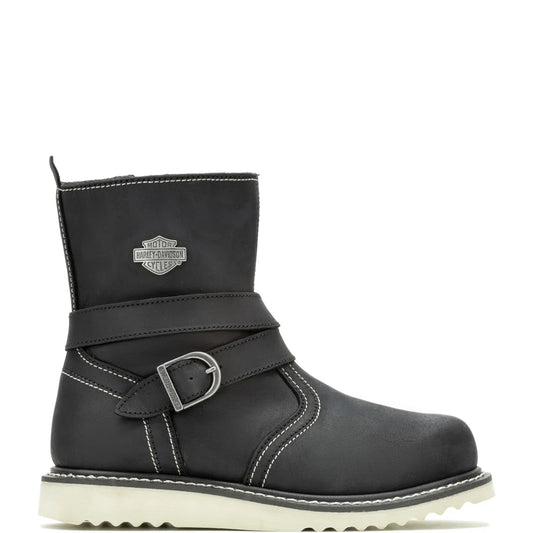 Harley-Davidson Jaynes 7" Engineer D84799 Womens Black Motorcycle Boots