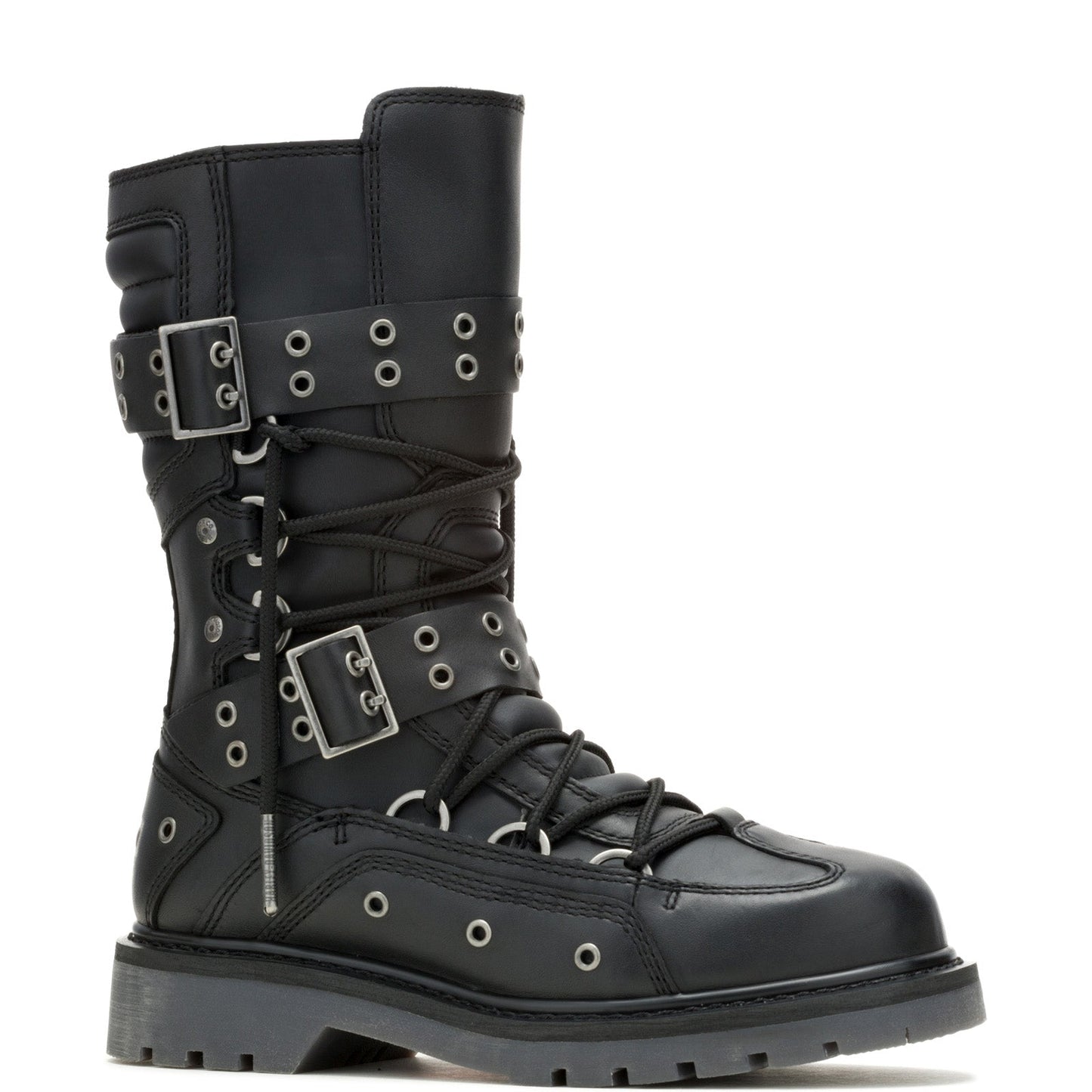 Harley-Davidson Uplift HDW D84810 Womens Black Leather Motorcycle Boots